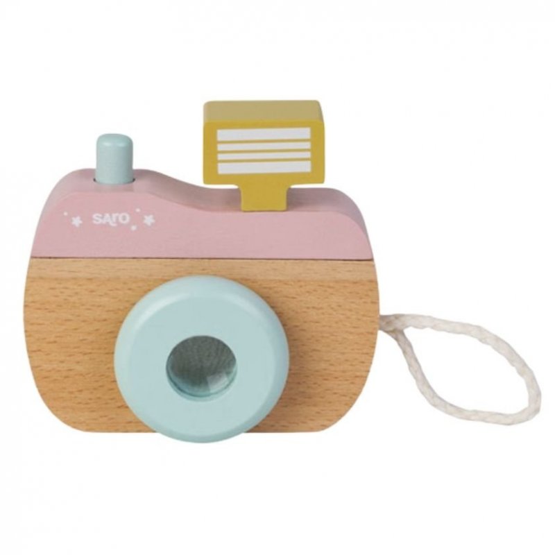 Produkt - Dřevěný fotoaparát Pink