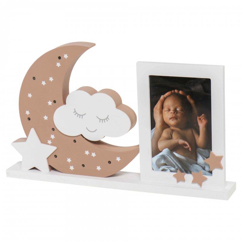 Produkt - Rámeček na fotografii s LED osvětlením Moonlight Frame Brown (POŠKOZENÝ OBAL)